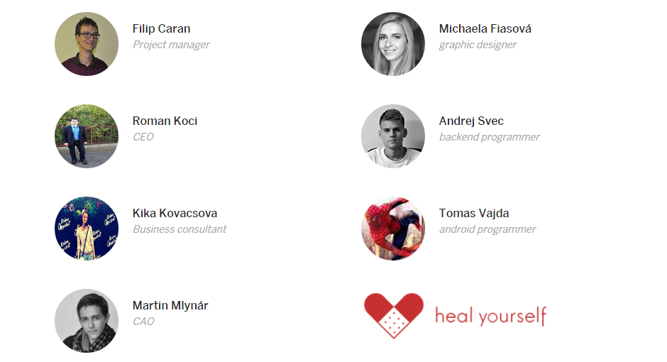 Tím za Heal Yourself projektom