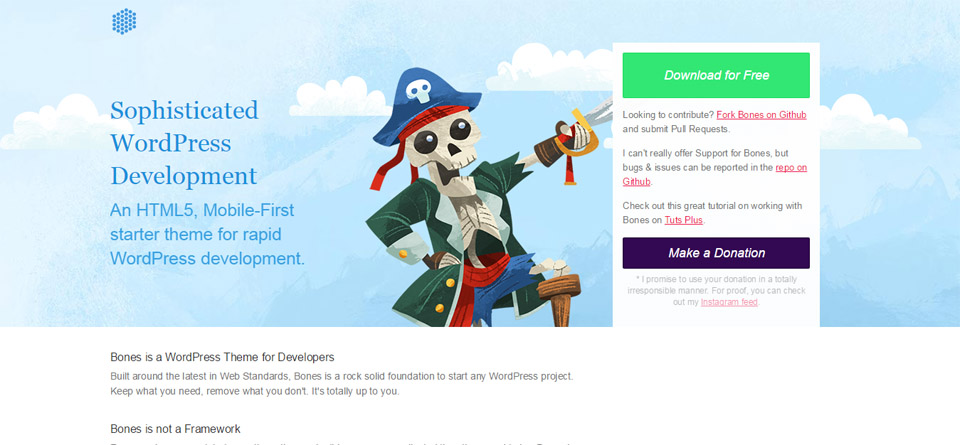 Bones The HTML5 WordPress Starter Theme