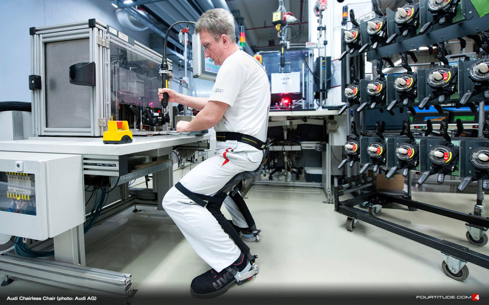 Uľahčí exoskeleton prácu ľuďom pracujúcim po stojačky?