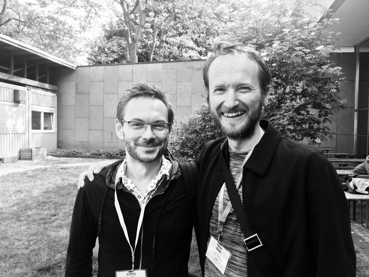 Andrej Krátky a Peter Biľak, foto Jean François Porchez