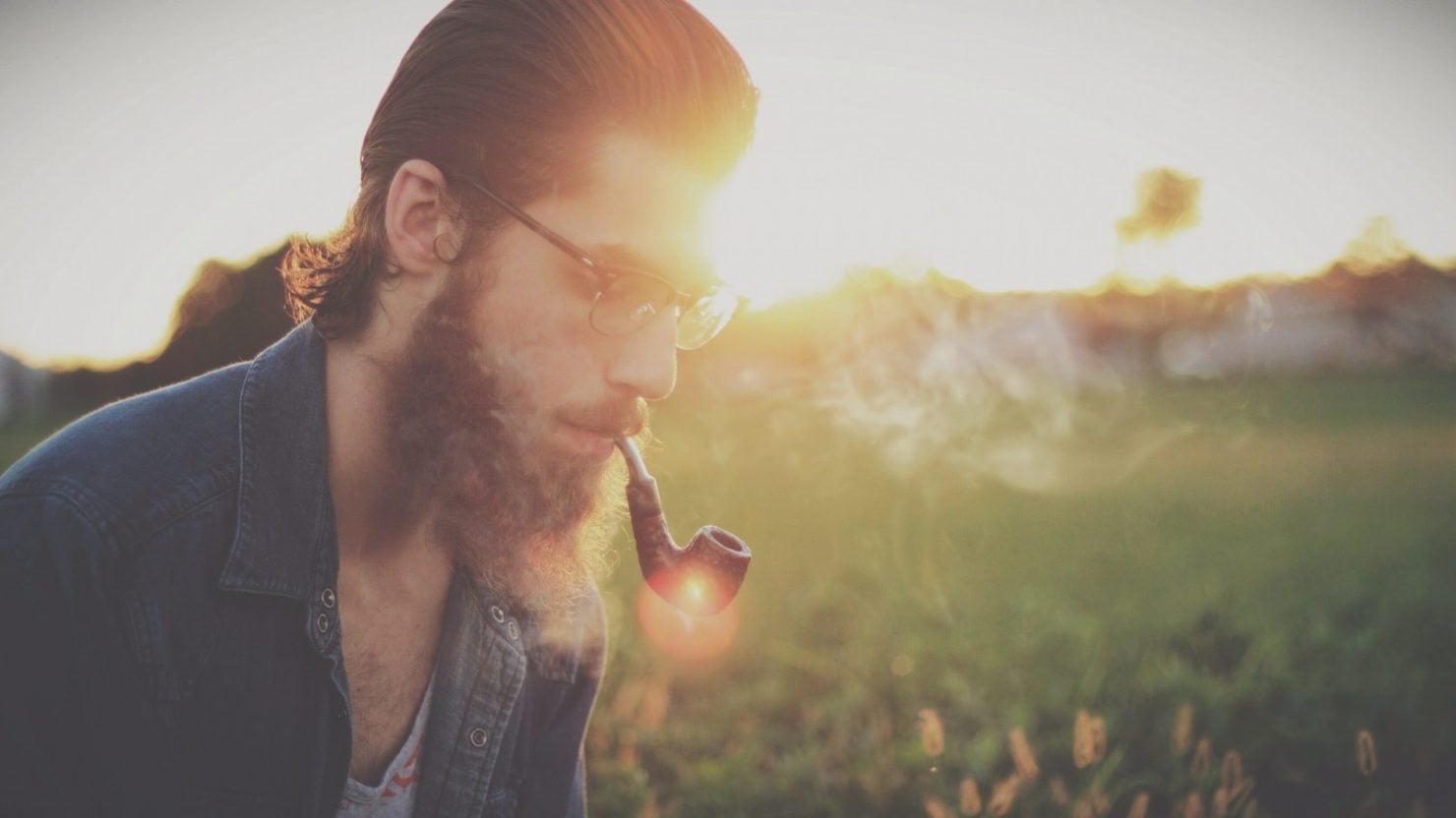 sunset-hipster-pipe-smoke