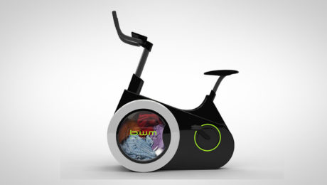 Inovatívny stacionárny bicykel,