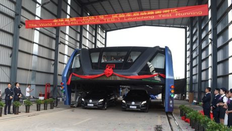 Čínsky autobus, ktorý