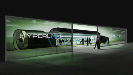 Levitujúca Hyperloop kapsula