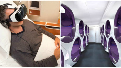 Interiér lietadiel, v