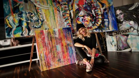 Maľovať sa naučila