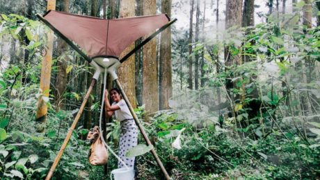 Prenosný zberač vody