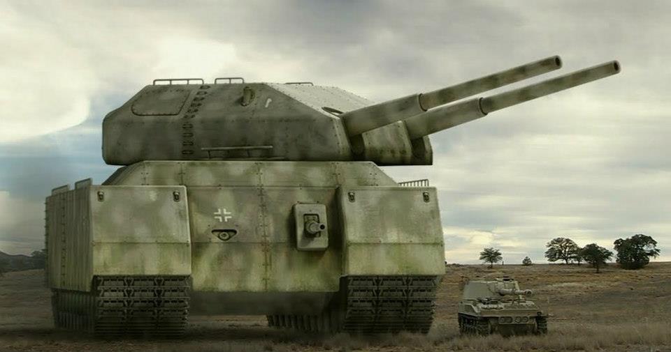 Normálny tank by oproti nemu vyzeral ako hračka. Hitlerov supertank mal