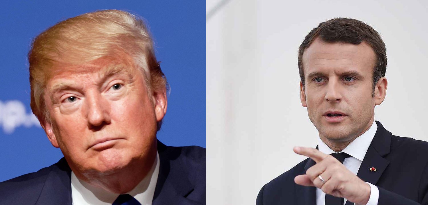 trump-a-macron