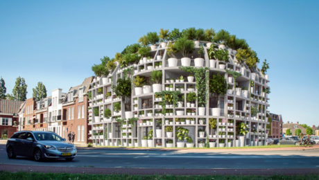 Architekti navrhli stavbu,