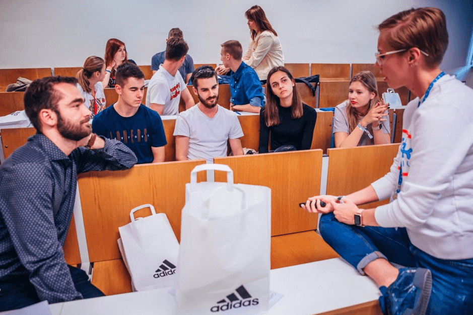 Workshop firmy adidas (Night of Chances Business 2018)