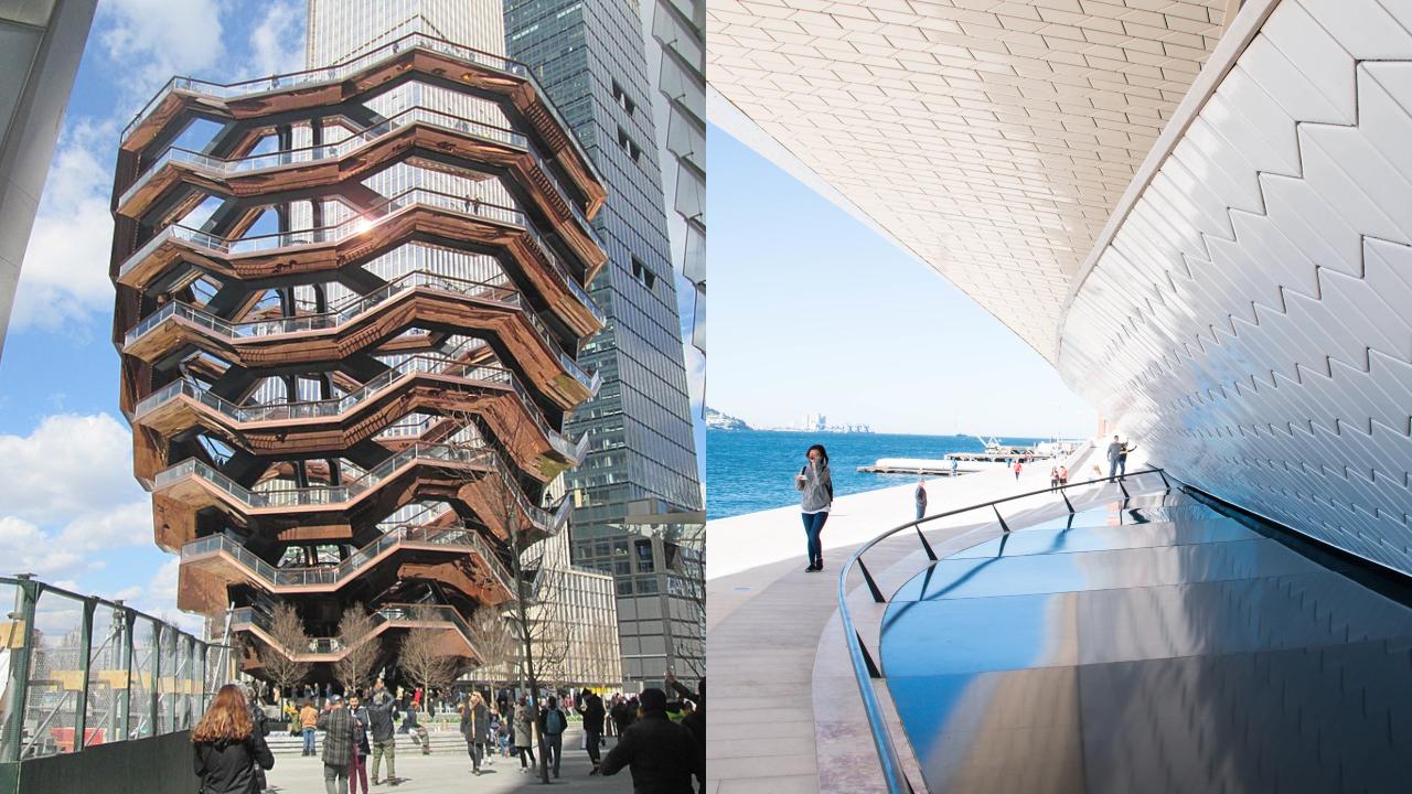 The Vessel (Wikimedia, Epicgenius) Múzeum architektúry Lisabon (Flickr, Maria Eklind)