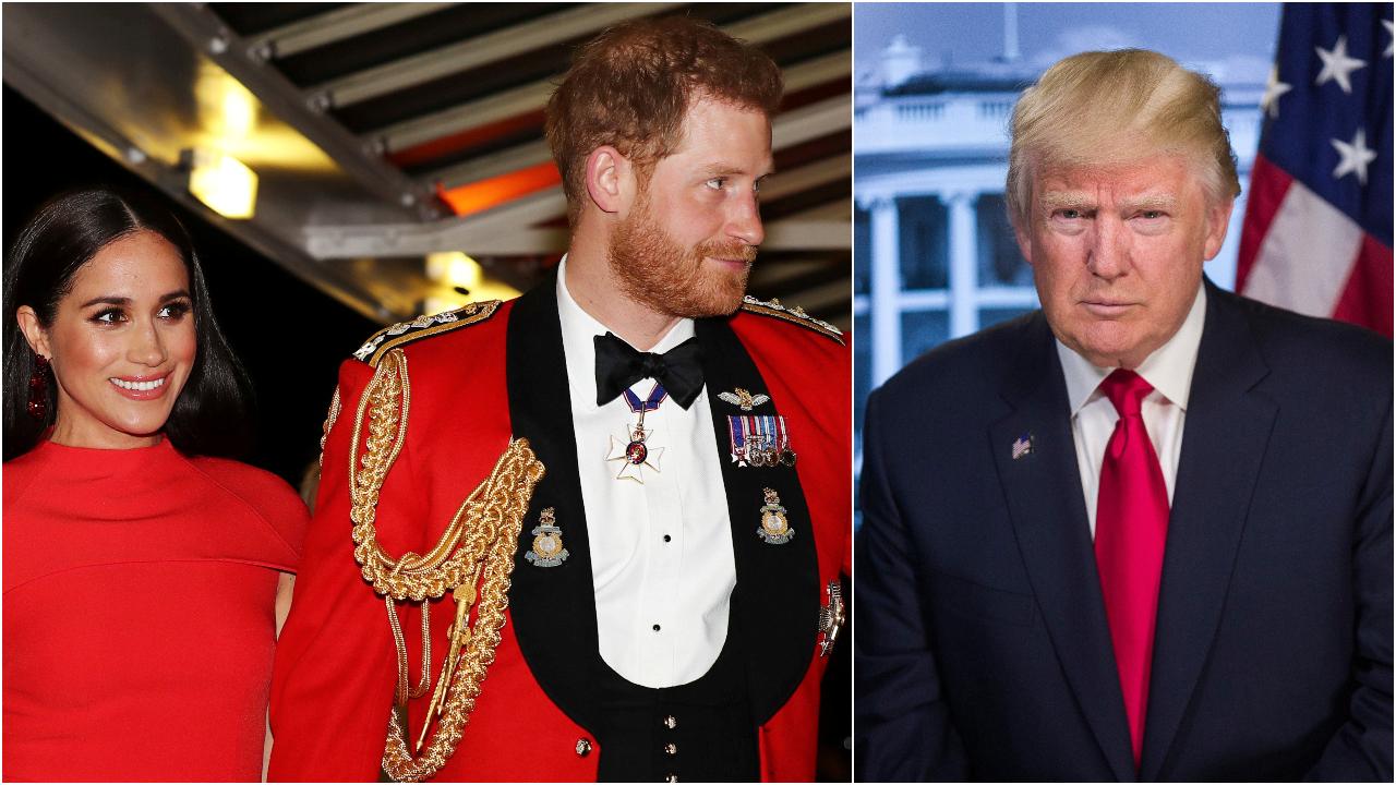 Trump harry meghan