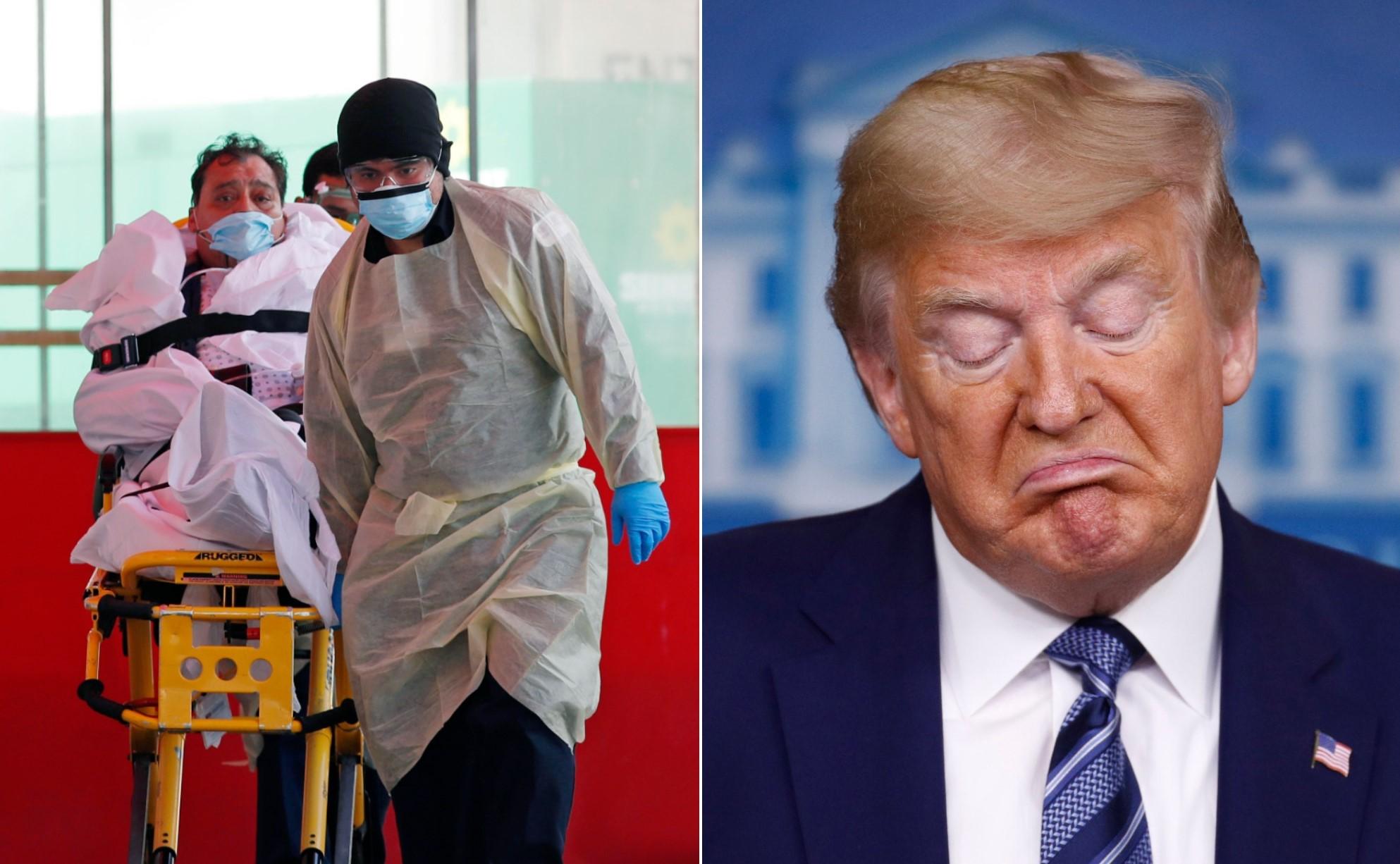 koronavirus, USA, Donald Trump