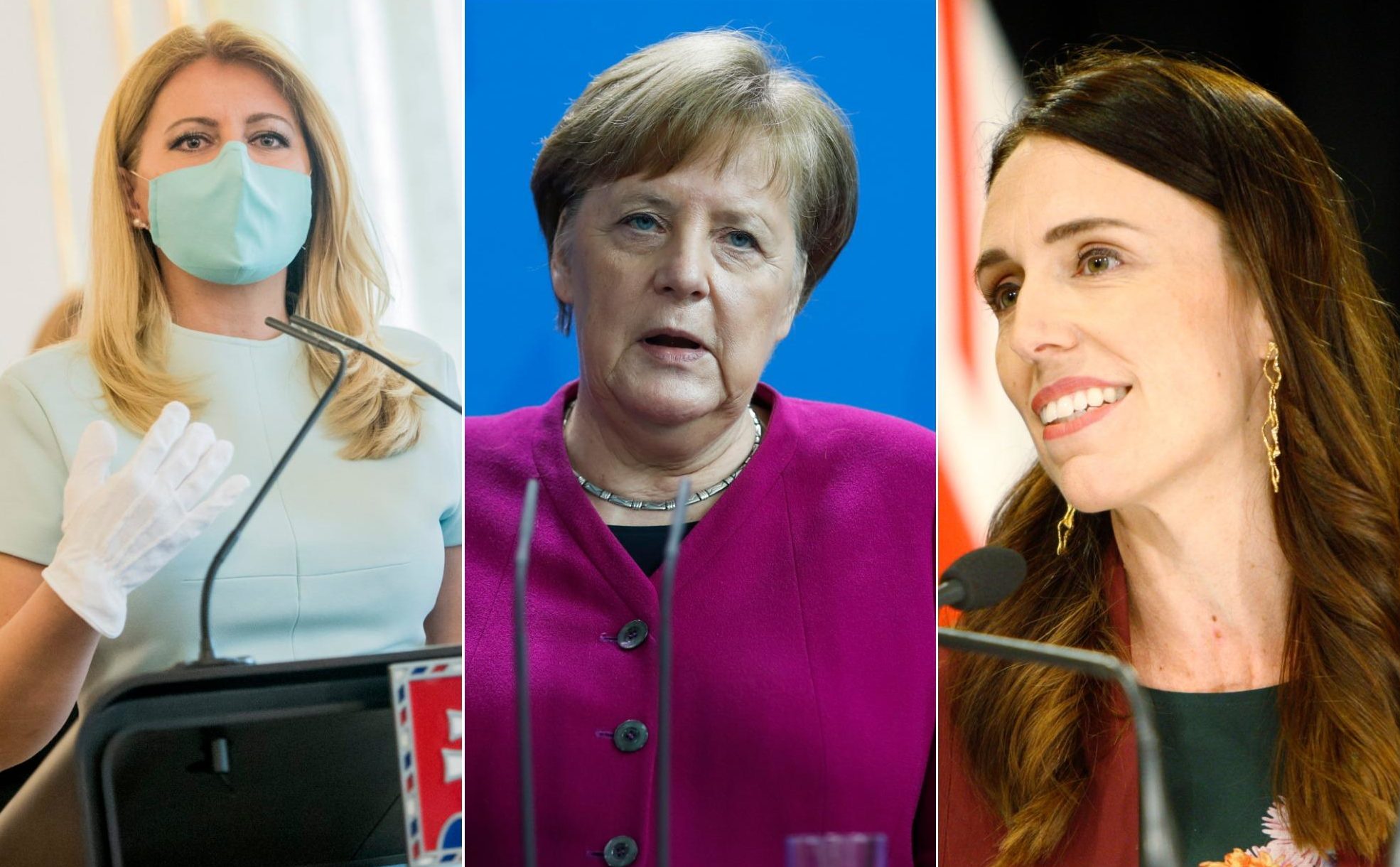 Jacinda Ardernová Merkelova čaputová nový zeland