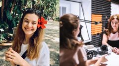 Kristína debatuje s