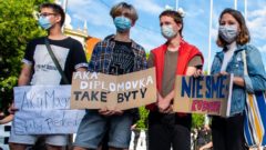 kollár protest študenti