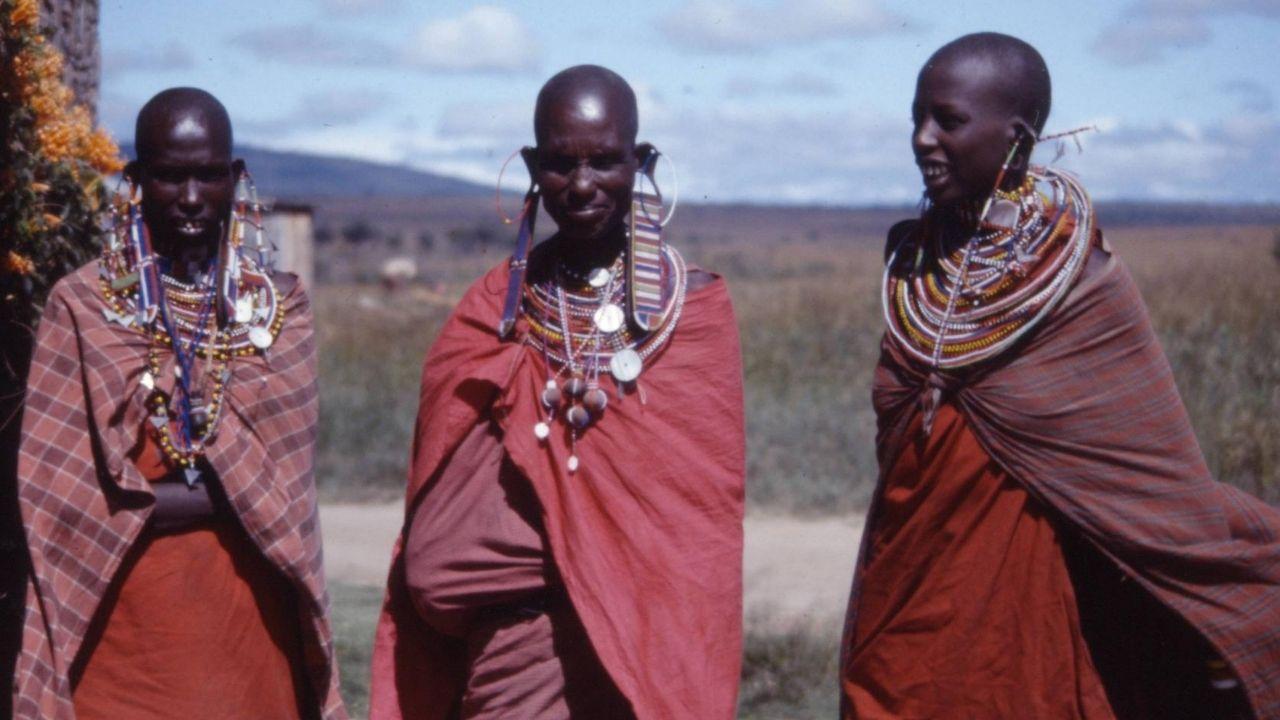 Massai kmeň Afrika
