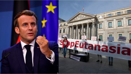 Francúzsky prezident a protest proti eutanázii