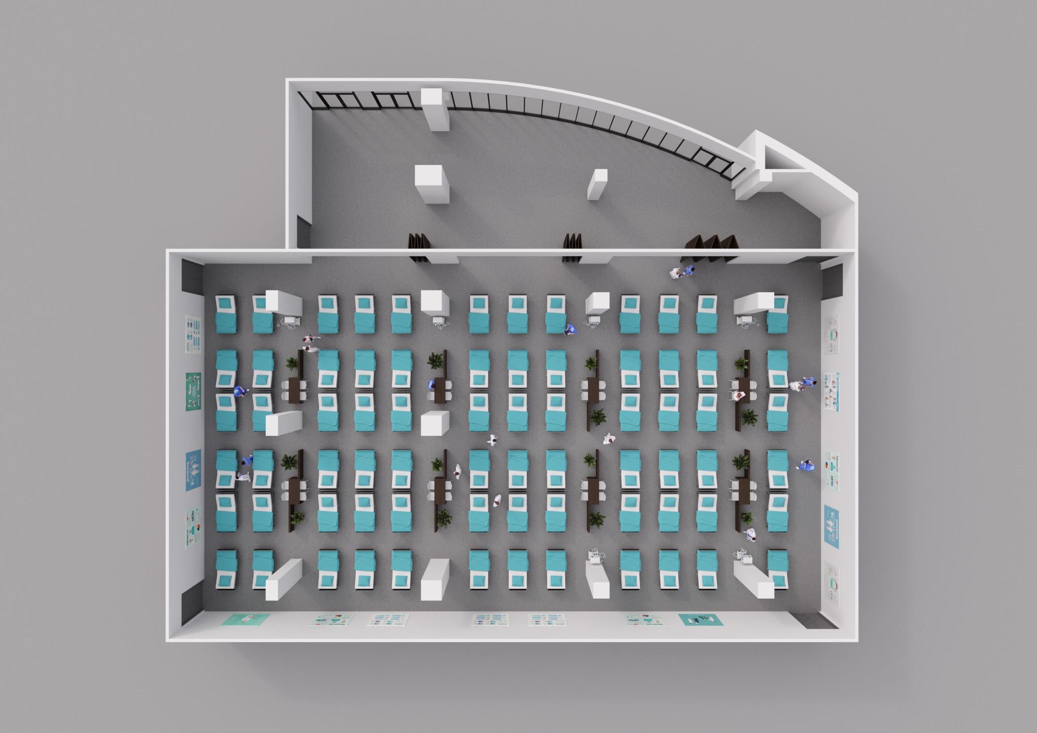 nemocnica štadión lôžka koronavírus COVID-19 chorí