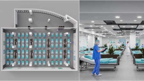 nemocnica štadión lôžka koronavírus COVID-19 chorí