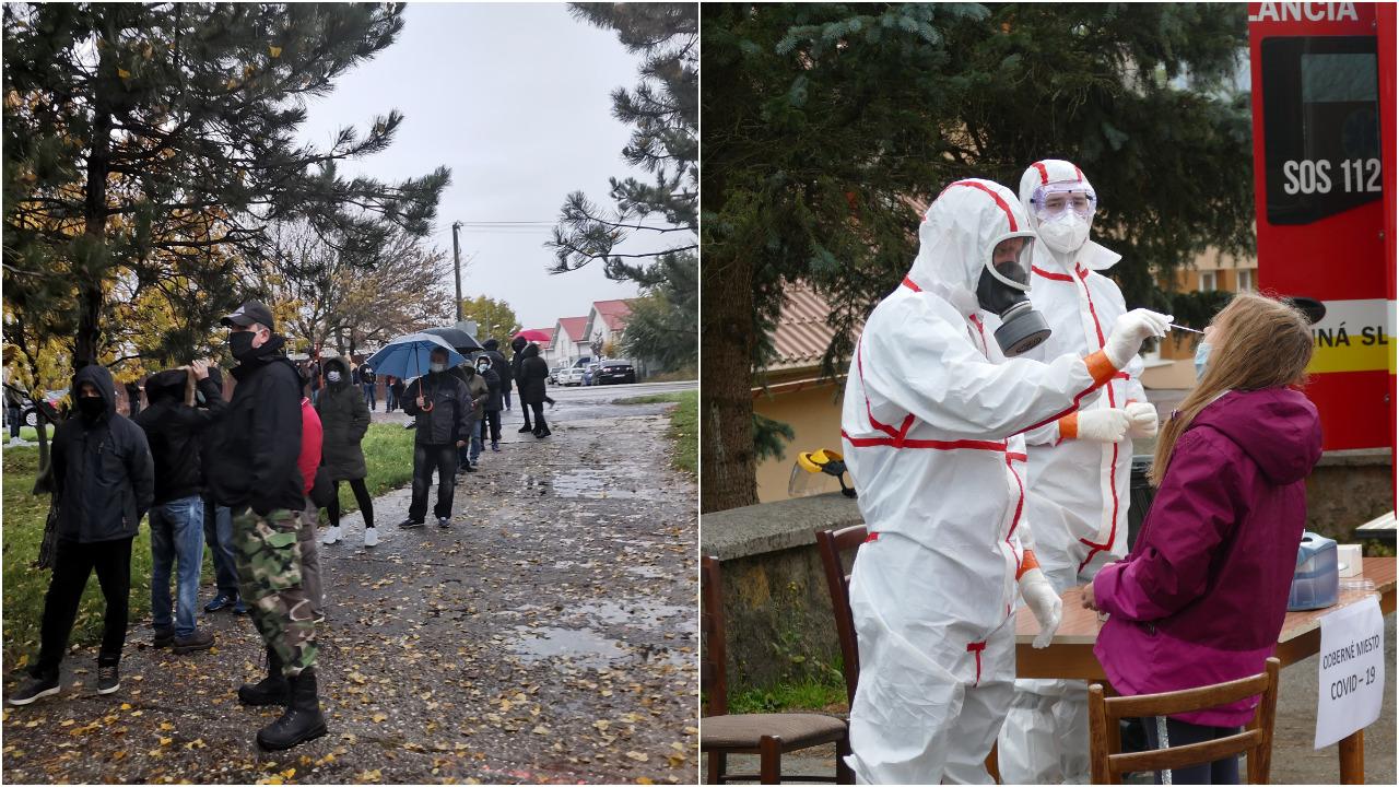 celoplošné testovanie, 31. október 2020 Slovensko koronavírus