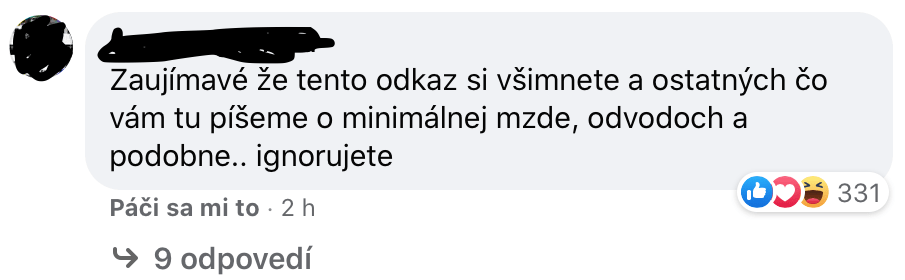 igor matovič facebook status komentár