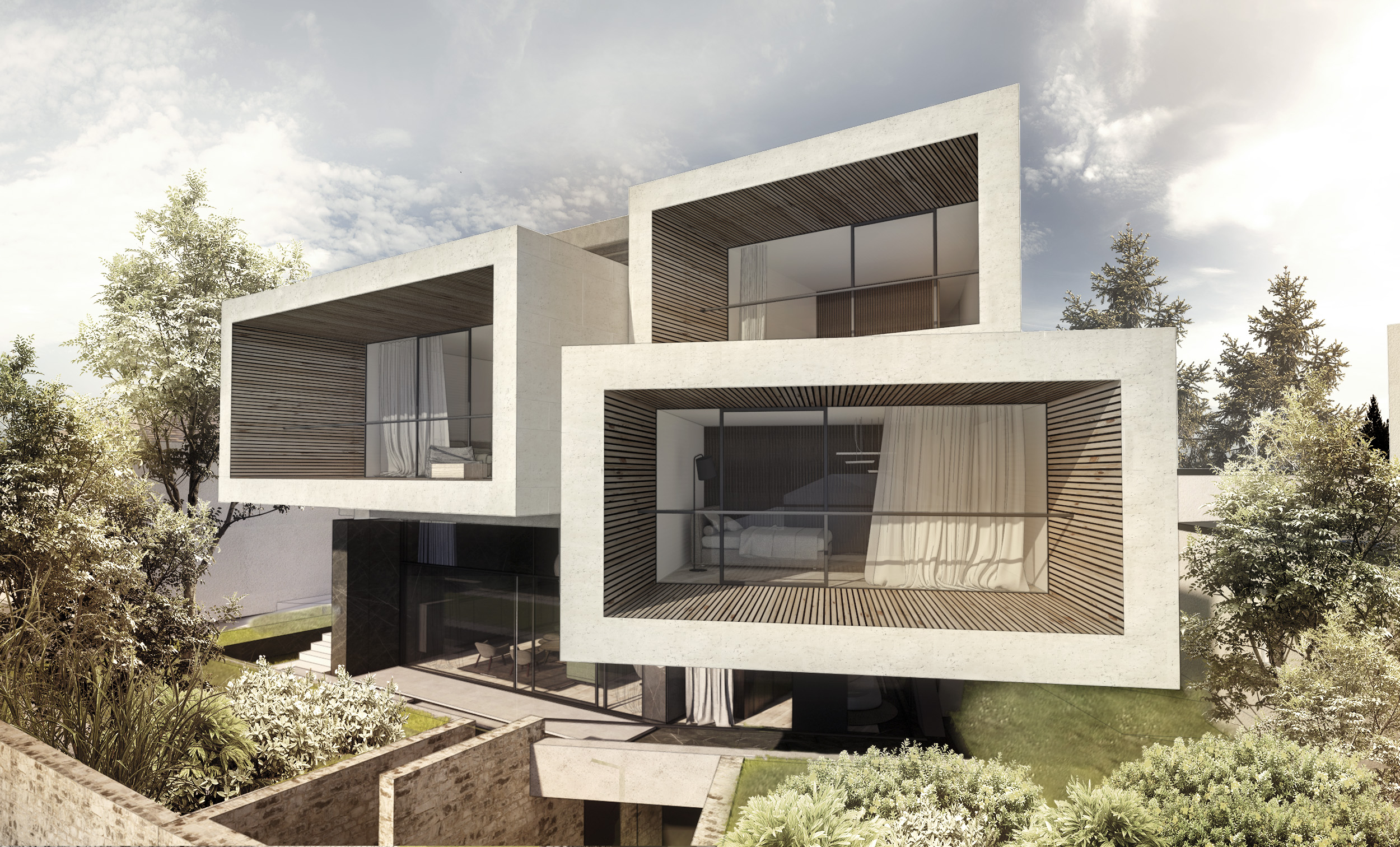 Beef Architekti, architektúra, dom, Bratislava, vizualizácia, domy, reality