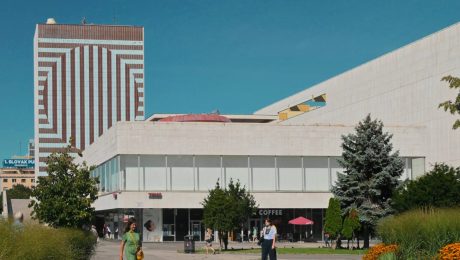 Ivan Matušík kamenné námestie hotel kyjev Bratislava travertín