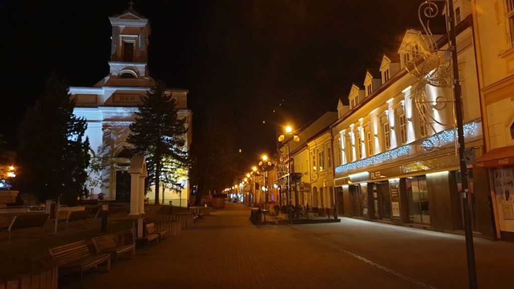 poprad večer