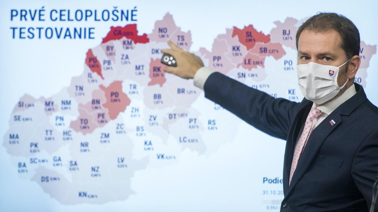 igor matovič plošné testovanie