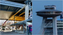 UFO nepovolená stavba Most SNP