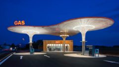Atelier SAD, Tomas Soucek, architektúra design čerpacia stanica, benzinka, pumpa, galanta