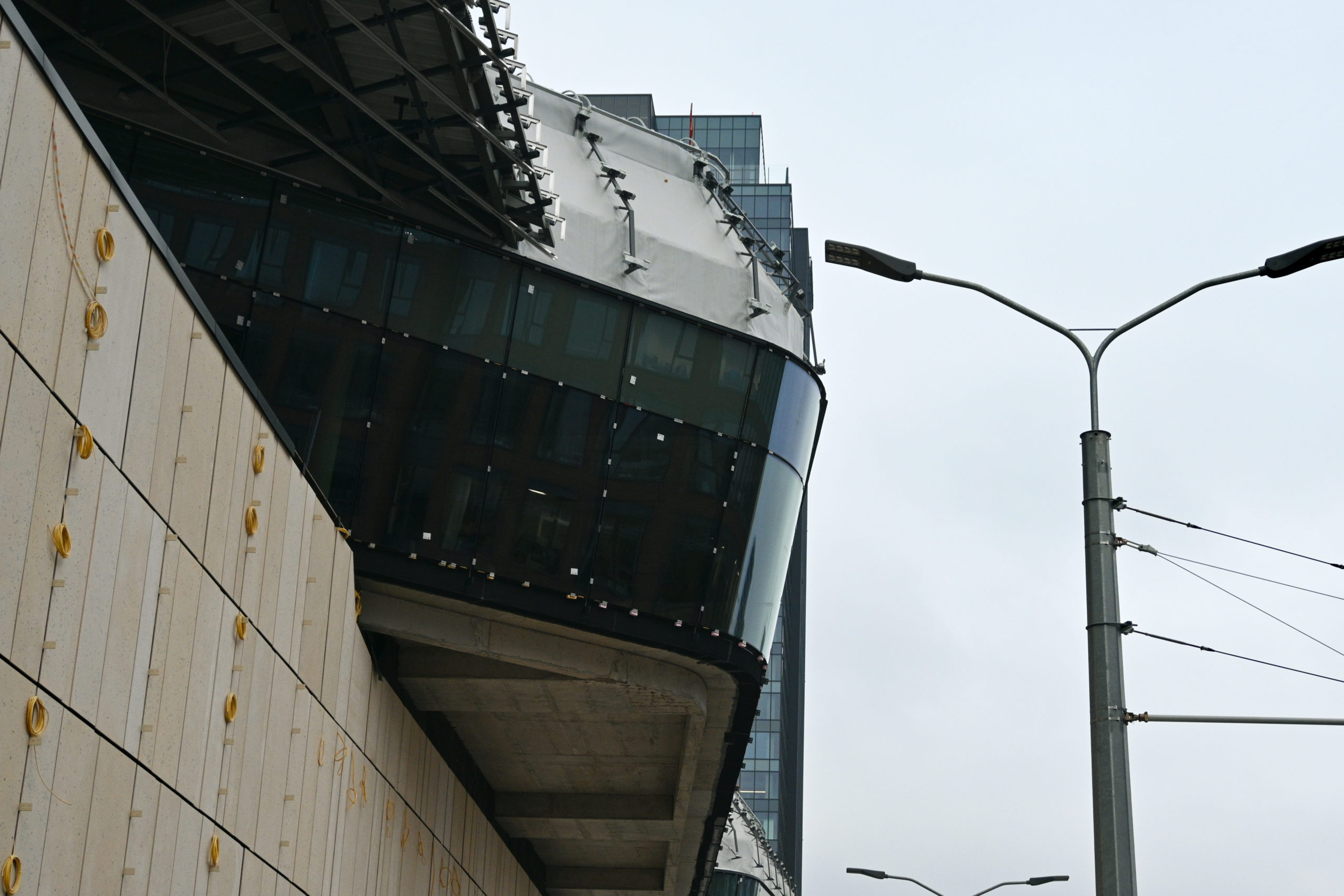 HB Reavis autobusová stanica mlynské nivy prejazdná oprava Bratislava opravár práca ulica cesta