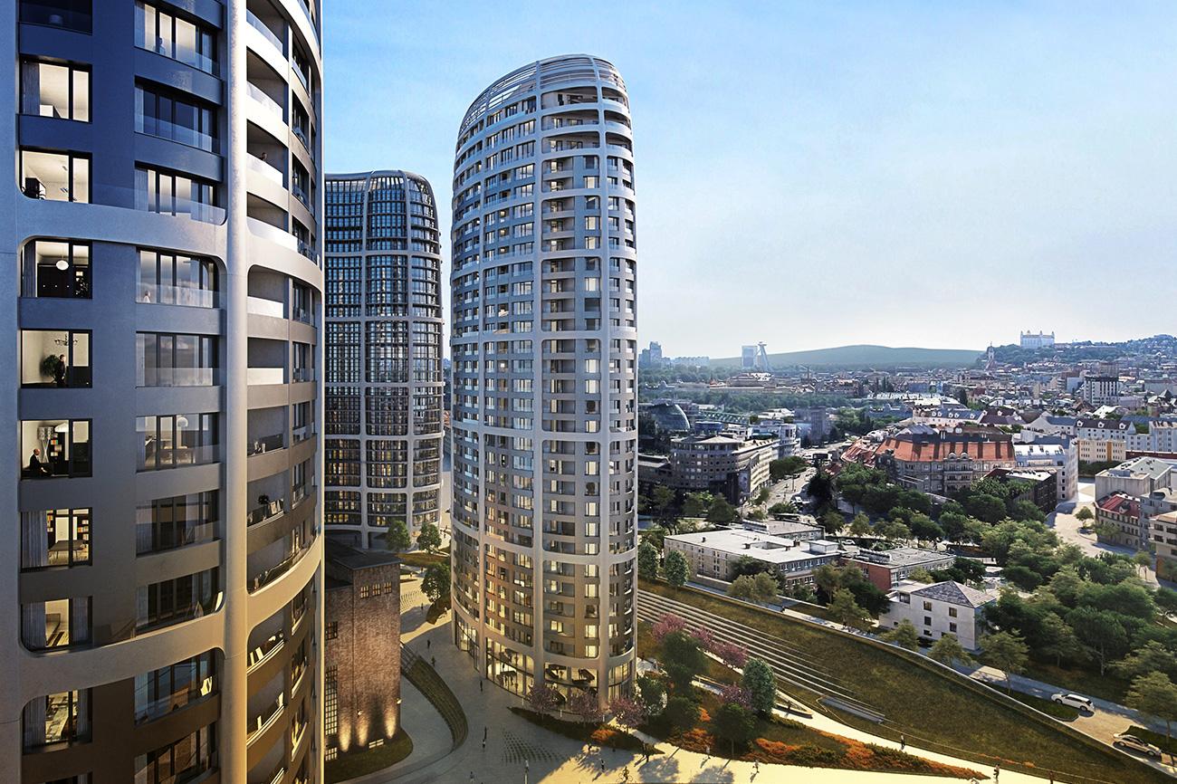 Penta Real Estate/Skypark Zaha Hadid architektúra design budovy