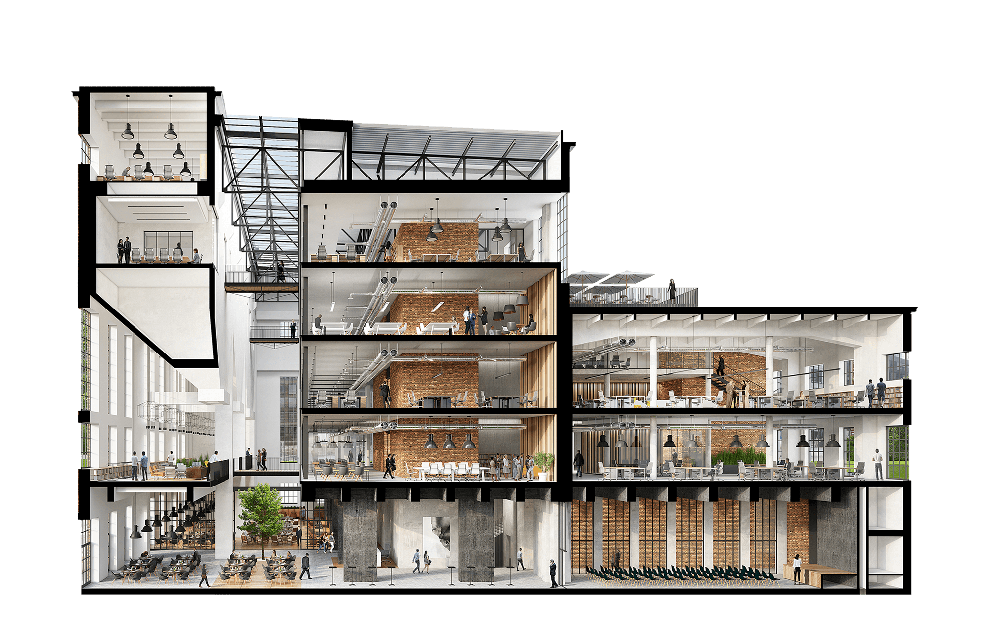 ADOM M STUDIO Penta Jurkovičova tepláreň Sky park