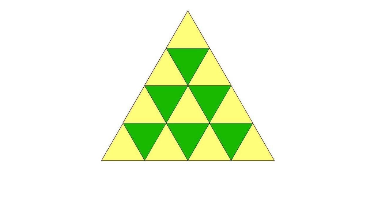 vizálny hlavolam trojuholníky