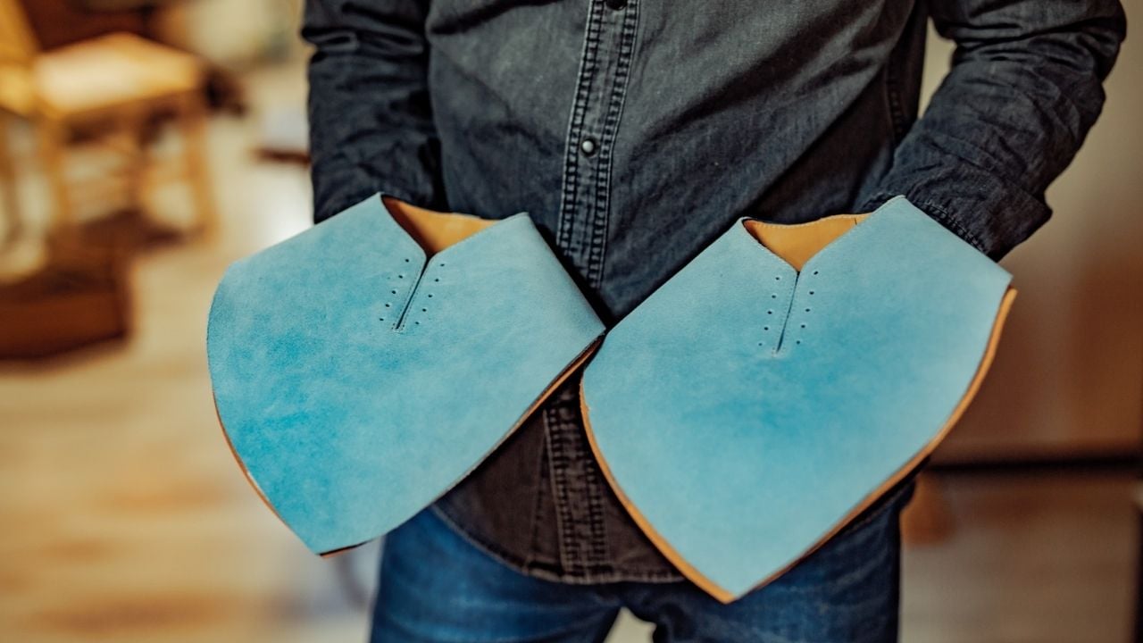 výroba obuvi teľacina