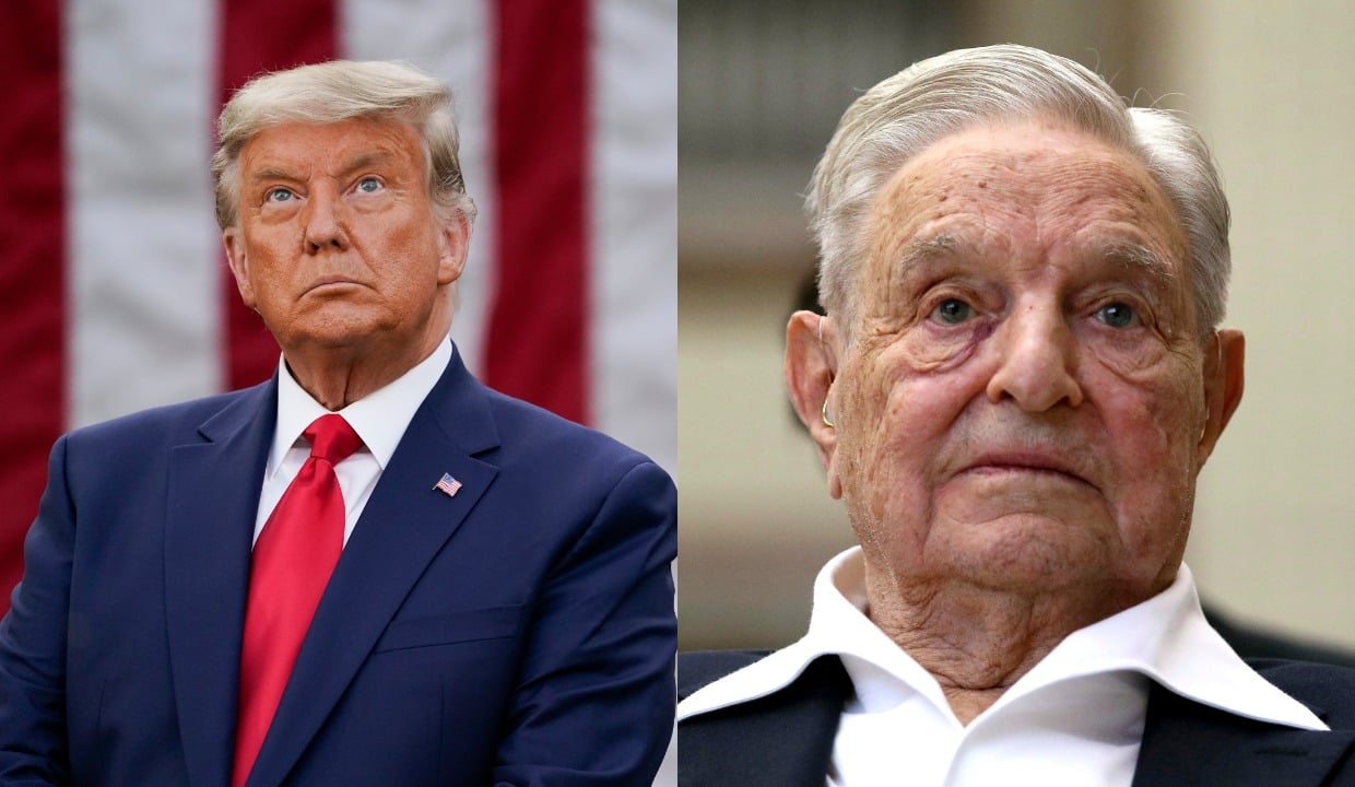 trump soros
