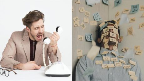 práca muž telefón hnev