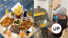 hranolky street food jedlo