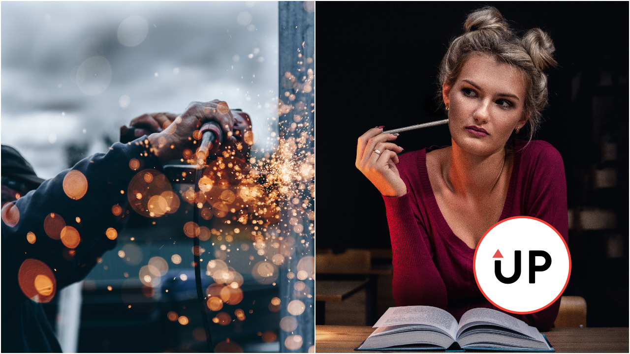 karbobrúska študentka