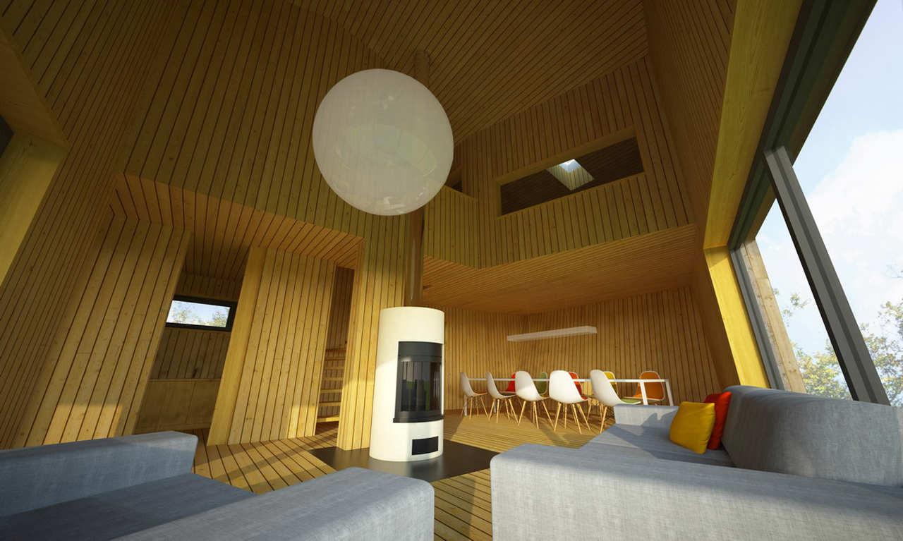 Pokorny Architekti, Dano Veselský, architektúra, design, chata, chalupa, rodinný dom, považská bystrica