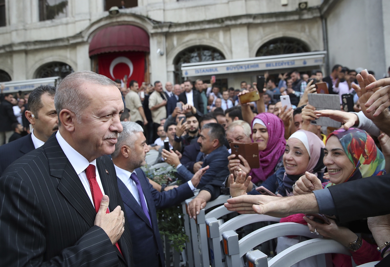 Erdogan podpora obyvateľstva