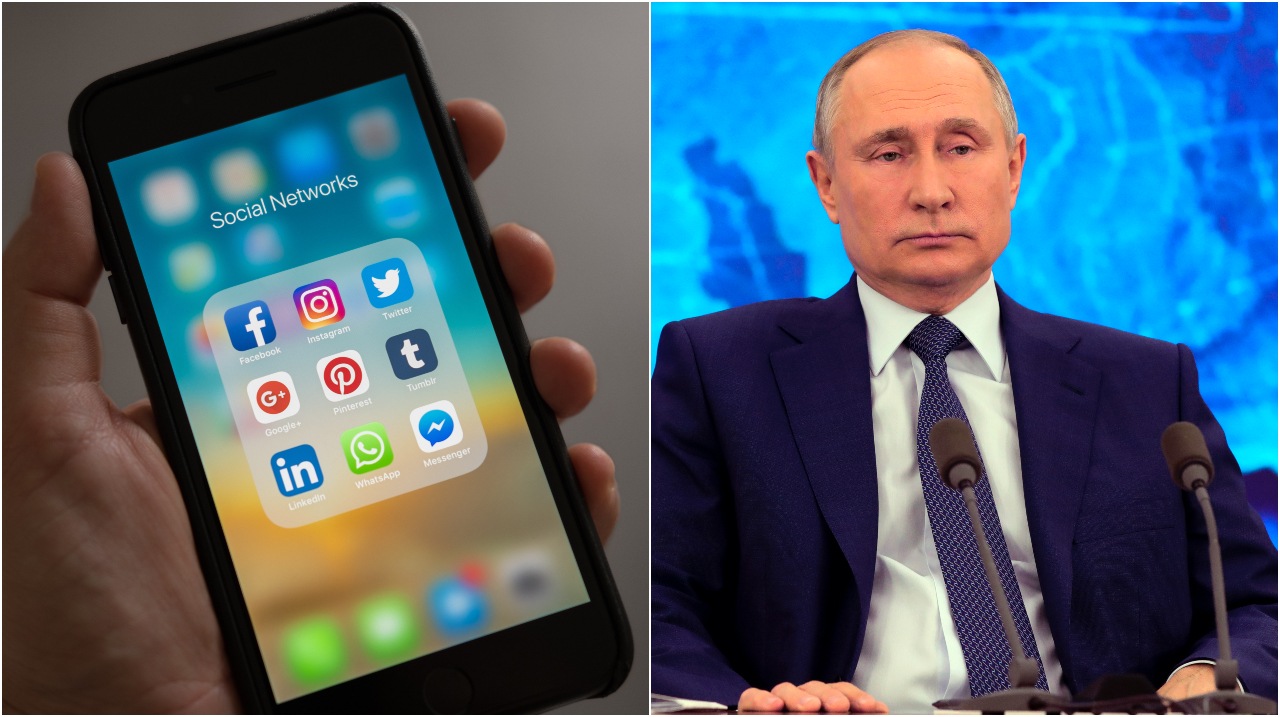 putin, social media, rusko