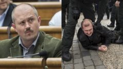 Mariana Kotlebu sprevádza