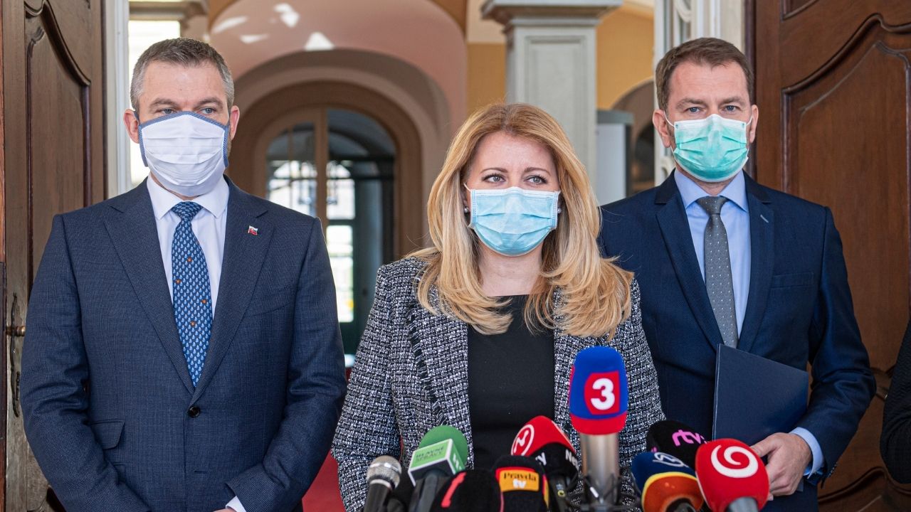 nová vláda prezidentka Matovič Pellegrini