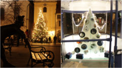 Výzdoba BA vianočná električka