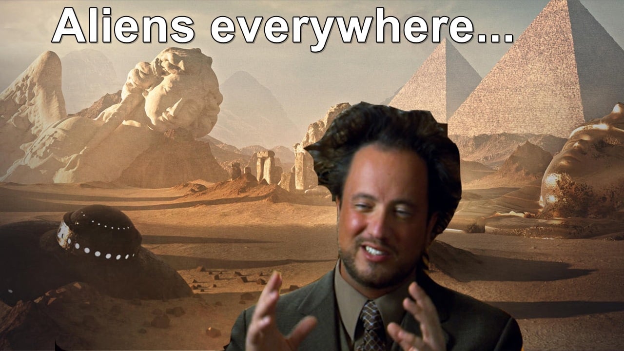 Vetrelci davnoveku aliens mimozemšťania