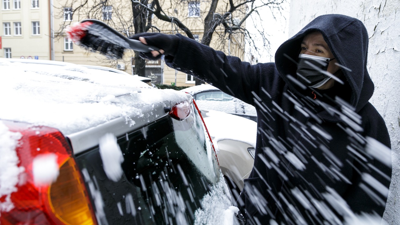 bratislava sneh sneženie kalamita